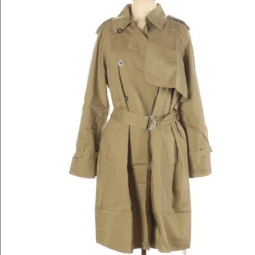 Textile Elizabeth & James Trench Coat Rain Khaki